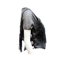 Load image into Gallery viewer, Ladies Fringe Snap Button Vest