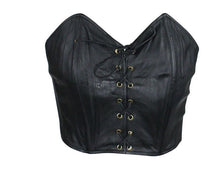 Load image into Gallery viewer, Leather Bustier