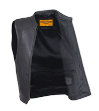 Load image into Gallery viewer, Low Collar Motorcycle Club Vest
