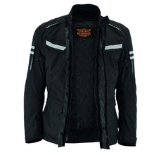 Load image into Gallery viewer, Textile Motorcycle Jacket with Removable Armor