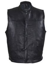 Load image into Gallery viewer, Men's Black Motorcycle Vest by Club Vest®