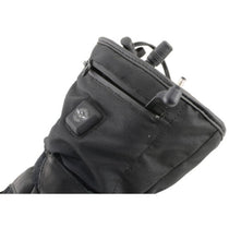Load image into Gallery viewer, exterior zipper pouch showing adapter that connects to the rechargeable battery and shows the on/off control button