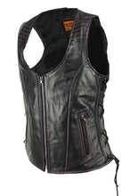 Load image into Gallery viewer, Naked Leather Corset Style Vest
