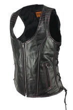 Load image into Gallery viewer, Naked Leather Corset Style Vest