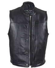 Load image into Gallery viewer, Men's Black Motorcycle Vest by Club Vest®