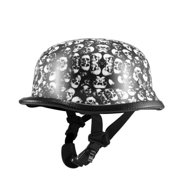 german novelty motorcycle helmet White Shiny Skull Graveyard – Icon Biker Gear 22 Clashing Football Helmets Forward positioned Nylon Y Ebikes:Volt - WEEKEND Rental Softball bat bags