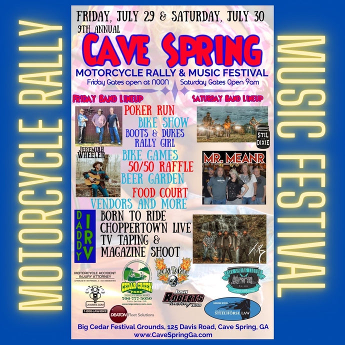 Week of July 25th- Join us in Cave Spring, GA