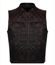 Load image into Gallery viewer, Men’s Club Vest Red Thread
