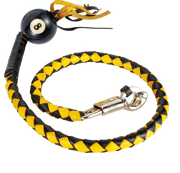 8 Ball Leather Get Back Whip – Icon Biker Gear