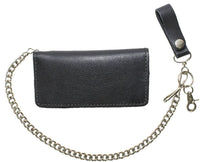Load image into Gallery viewer, Heavy Duty Black Leather Chain Wallet
