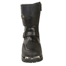 Load image into Gallery viewer, Milwaukee Leather Men’s Strap Boot w/ Reflective Piping &amp; Gear Shift Protection
